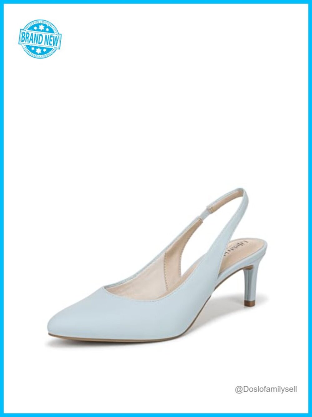 Slingback Pump with Soft System Comfort and 2 3/8 Inch Heel